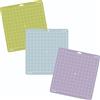 Craftelier - Set di 3 tappetini da taglio riutilizzabili con adesivi standard, leggeri e resistenti | Compatibili con le macchine Cricut | Dimensioni 30,5 x 30,5 cm - Colori verde, viola o blu