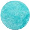 Brandsseller Tappeto da bagno Ø 60 cm Tappetino da bagno Zerbino da bagno Tappeto da doccia rotondo in ciniglia antiscivolo assorbente lavabile in lavatrice - Turchese