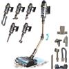 Cecotec Scopa Elettrica Senza Fili con Intelligenza Artificiale Conga Rockstar RX90 AI AquaPet Flex X-Treme. 350AW, 850W, Autonomia 100min, Spazzola Hairless Antigroviglio, Tubo Flessibile e Accessori