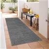 the carpet Santo Plus Tappeto moderno - tappeto verde di alta qualità per soggiorno, camera da letto - tappeto boho in 80 x 250 cm in polipropilene