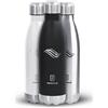 TAVIALO Borraccia Termica 500 ml in Acciao Inox. Bottiglia Isolata a Doppia Parete senza BPA per Viaggi, Sport e Attività all'aperto. Thermos a Prova di Perdite. Colore Nero.