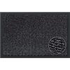 Carpet Diem Zerbino 120 x 180 cm - Tappeto ingresso antisporco - Interno ed Zerbino da Esterno, Tappetino antiscivolo per Porta, Tappeto antisporco per Porta d Ingresso - Nero-antracite