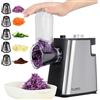 Anatole Affetta Verdure Elettrico Grattugia per Formaggio Carote Acciaio Inox 250W Taglia Verdure Professionale Spiralizzatore da Cucina Multifunzionalecon 5 Lame 220V Spina UE