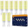 TASMOR Lampadine LED G9 Luce Fredda, 7W 700LM LED G9 Bianco Freddo 6500K, Equivalente a 70W Lampada Alogena, Angolo a fascio 360°, AC220-240V, Non Dimmerabile, Confezione da 8