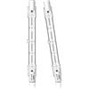 Caldarax 2 Pezzi Lampadina Alogena R7s 118mm 500W Dimmerabile, 230V Lampadine Alogene R7s 11000LM Bianca Caldo 2700K, Lampadina Lineare j118 per Lampade da Pavimento, Luci del Paesaggio