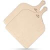 Leo and Gio Pala Per Pizza Corta 35 x 45 Pala Pizza In Legno Tagliere Paletta Per Pizza Pane Da Cucina Accessori Pala Compatibile Con Frono G3 Ferarri Ariete Smeg