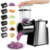 Anatole Affetta Verdure Elettrico Grattugia per Formaggio Carote Acciaio Inox 6 Lame 250W Calibro Grande Taglia Verdure da Cucina Multifunzionale 220V Spina UE