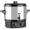 Klarstein Biggie Small - pentola da infusione, pentola da conserva, apparecchio per il vin brulé, 16 litri, 2000 w, temperature programmabile, tempo regolabile a 120 minuti, argento
