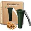 Drosselmeyer Schiaccianoci di Design - Efficace su noci di tutte le dimensioni con il minimo sforzo - Schiaccianoci resistente - Molto forte e robusto - Progettato e prodotto in Svezia (Verde)