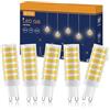 TASMOR Lampadine LED G9 7W, Lampadina G9 LED Luce Calda, Equivalente 70W Lampada Alogena, 700LM, LED G9 Bianco Caldo 3000K, Angolo di Visione 360°, Non Dimmerabile, Φ16*62mm (5 Pezzi)