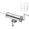 MONZANA® Macchina Produzione Salsiccia Insaccatrice Manuale Pressa per Insaccati Salumi Attrezzo Carne Cucina con Manovella Utensile in Alluminio