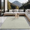 the carpet Santo Plus Tappeto moderno - tappeto verde di alta qualità per soggiorno, camera da letto - tappeto boho in 80 x 250 cm in polipropilene