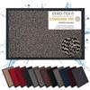 Carpet Diem Zerbino 60 x 90 cm - Tappeto ingresso antisporco - Interno ed Zerbino da Esterno, Tappetino antiscivolo per Porta, Tappeto antisporco per Porta d Ingresso - Beige-nero