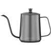 Easyworkz Gage Bollitore da caffè a collo di cigno in acciaio inossidabile con beccuccio lungo, 350 ml