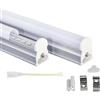 Generico UNIVERSO TUBO NEON LED SMD T5 PLAFONIERA RACCORDABILE DA 120CM 24 WATT 2640 LUMEN (BIANCO NATURALE)