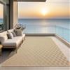 the carpet Kansas - tappeto indoor/outdoor in juta naturale, resistente e facile da pulire, ideale per terrazza, balcone o soggiorno - Natura - ca. 80 x 150 cm