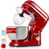 Klarstein Planetaria Professionale, Impastatrice Planetaria 5 Litri con Ciotola, Impastatrice Planetaria Professionale 1800W per Pizza e Dolci a 6 Velocità, Impastatrice Pane con Gancio e Frusta