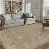 PureCozy Tappeto Marrone Chiaro per Soggiorno 160x230cm, Lavabile Vintage per Living Room, a Pelo Corto, Antiscivolo, Morbido, Stile Boho Retro per Cucina, Camera da Letto, Sala da Pranzo