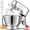 Zuccie Impastatrice Planetaria, Zuccie 1000W Robot da Cucina Multifunzione, 5L 8 Velocità Impastatrice Professionale con Frusta, Gancio per Impastare, Frusta per Dolci, Ciotola di Acciaio Inossidabile