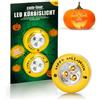 com-four® 2 luci LED Halloween per zucche