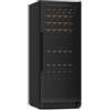 Klarstein Velaire Cantinetta per Vino Doppia Temperatura - 122 Bottiglie, 2 Zone, 5-22°C, LED, Touch, UV, 11 Ripiani, Free-Standing o Incasso, Cantina Frigo per Vino