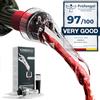 Vinenco Decanter per Vino Rosso + Pompa per Vino: Aeratore Tappi Bottiglie di Qualità | Versatore Salvagoccia Anti-Goccia, Aperitivo Accessori Sommelier Barman Bar Beccuccio | Idea Regalo Donna Uomo Festa