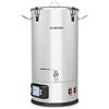 Klarstein Maischfest - Kit Birra Artigianale Completo, Fermentatore 2 Livelli di Potenza: 1500/3000 W, Kit Completo 5 Pezzi, Display LCD, Rubinetto, Acciaio Inox, 35 Litri