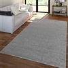 TT Home Tappeto Salotto Moderno, Camera da Letto, Pelo Corto, Lavabile, Monocolore Pastello, Facile da Pulire, Colore:Antracite, Dimensione:140x200 cm