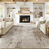 HUGEAR Tappeto Salotto Moderno Marrone Grigio Tappeti 240x300cm Lavabile in Lavatrice Antiscivolo Astratto Naturale Grande Carpet Cameretta Scendiletto Camera da Letto Ufficio Pelo Corto