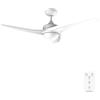 Cecotec Ventilatore da Soffitto con Luce EnergySilence Aero 550. 60 W, Diametro 132 cm, Luce LED, 3 Pale, 3 Velocità, Funzione Invernale, Timer, Telecomando, Design Bianco