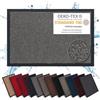 Carpet Diem Zerbino 60 x 90 cm - Tappeto ingresso antisporco - Interno ed Zerbino da Esterno, Tappetino antiscivolo per Porta, Tappeto antisporco per Porta d Ingresso - Grigio