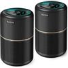 AIRTOK 2PC Purificatore Aria, Purificatore d'Aria con Spugna Aromatica,H13 HEPA Air Purifier rimuove polvere,odori di animali domestici, filtro d'aria a 4 stadi|3 velocità della ventola