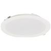 PILA Faretto LED da incasso a soffitto con diametro di 225 mm e altezza di 3,5 cm, luce bianca neutra (4000 K), 20 W, 2000 lumen, non dimmerabile, CRI80, IP20, durata utile 20.000 ore