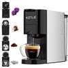 KOTLIE AC-513K Macchina da Caffè 4 in 1 per Nespresso Original/Dolce Gusto/Caffè Macinato/ESE Pads(44mm), 19 Bar, 800 ML