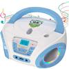 TinyGeeks Tunes CD PLAYER - NUOVO + Radio FM + Batterie incluse + LETTORE CD BAMBINI con altoparlanti + Regalo perfetto per bambini - Bianca