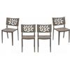 Set 4 sedie Modello Sorrento colore Tortora