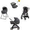 Inglesina - Inglesina System Quattro Electa Drw Recline Garage Grey con Telaio Bronze Black
