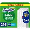 Swiffer Panni Cattura Polvere 216 Panni Microfibra Dry SWIFFER DRY PET 216