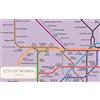Rebecca Solnit Emma Watson R City of Women London Tube Wall Map (A2, 16.5 (Map)