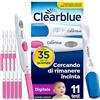 Clearblue Test di ovulazione Digitale e Test di gravidanza Clearblue - Individua i tuoi 2 giorni di picco di fertilità, 10 test + 1