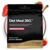 THE PROTEIN WORKS Protein Works | Diet Meal 360 - Gold, Panna e Fragole, 28 Pasti, 2kg | Shake Sostitutivo Pasti Dietetico, Nutrizionalmente completo, 24 Vitamine & Minerali, Omega 3, Semi Di Lino, Inulina