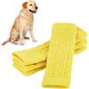 Generic Scaldamuscoli per Cani - gomitiere per Cani 4 Lavorati a Maglia | Protezione per Gomito per Animali Domestici, Scaldamuscoli in Poliestere Spandex per Animali Domestici e Cani, Giallo/Verde