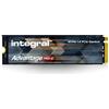 Integral 1TB Advantage Pro-2 M.2 2280 PCIe Gen4 X4 NVMe 1.4 SSD - Fino a 7200 MB/s in lettura e 6100 MB/s in scrittura - Giochi, video e fotoritocco, design, rendering 3D e altro ancora - Unità a