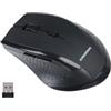 Grundig Mouse wireless 2,4 GHz - Mouse wireless con ricevitore USB e impostazioni 3 DPI - Plug & Play per laptop e computer - Funzionamento silenzioso - Nero