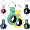 Alyvisun Porta AirTag [6 pacchi], Portachiavi AirTag Custodia Colorato Silicone