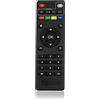 LEYF Telecomando di ricambio 3 in 1 per Android Box x96 Mini - compatibile con MXQ PRO H96+ M9X X96 M8 - Nero