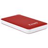 TooQ TQE-2528R contenitore di unità di archiviazione 2.5 SSD enclosure Rosso