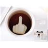 TAZZA IN CERAMICA PER TÈ/CAFFÈ CON DISEGNI 3D INTERNI DITO MEDIO 9X8,5X9 CM