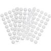 KIBU WAIZOWL Puntini per pattini per mouse, 160 pezzi, 6,6 mm x 0,8 mm, PTFE/UPE, per mouse da gioco, opzioni Washi Shiro Karahuto per velocità, silenzio e controllo (Shiro)