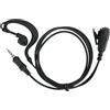 Retevis Walkie Talkie Auricolare 1 Pin 3.5mm, Radio Auricolare con Microfono, Walkie Talkie Cuffie, G-Type Microfono Auricolare con PTT Compatibile RM01/RT55/RA26 (1 pz)
